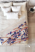 83 Oranges Berry Summer Fleece Throw Blanket