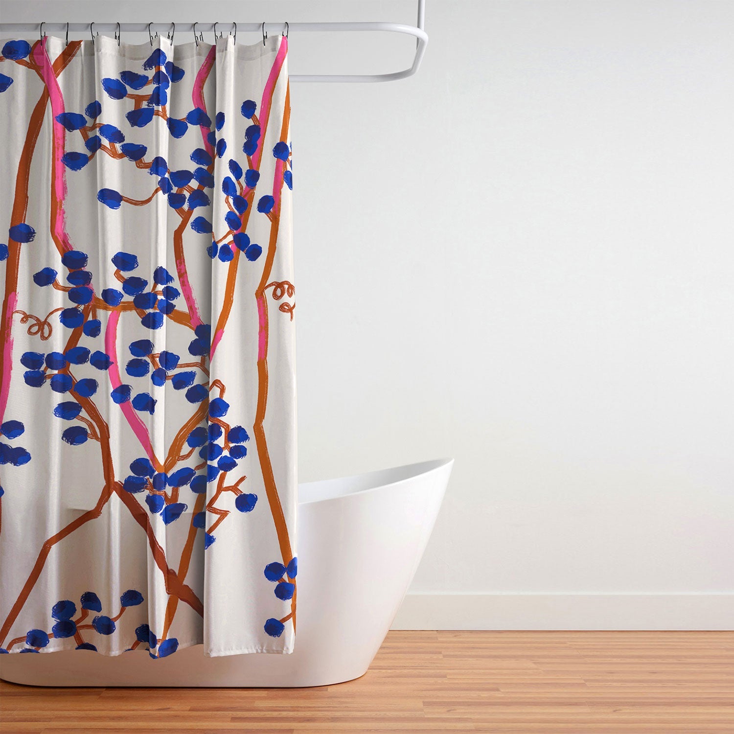 83 Oranges Berry Summer Shower Curtain