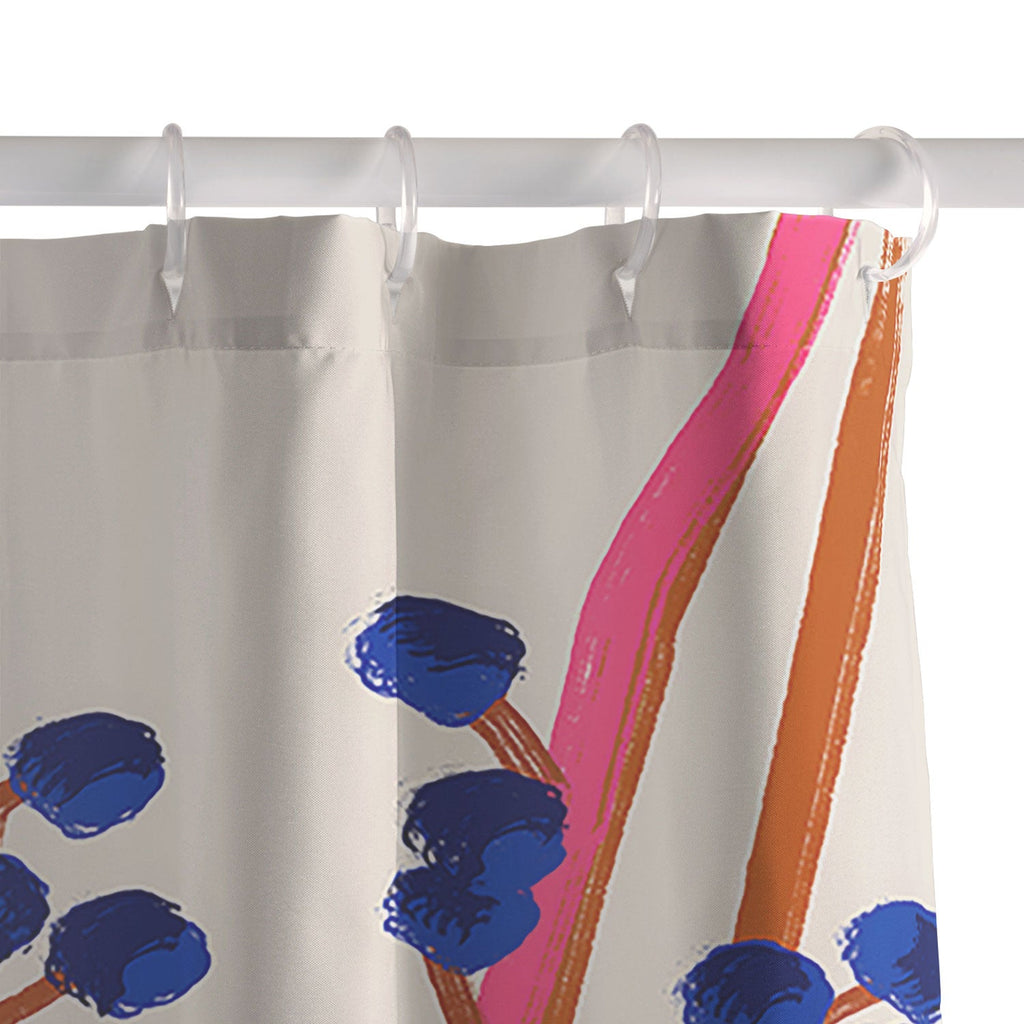 83 Oranges Berry Summer Shower Curtain