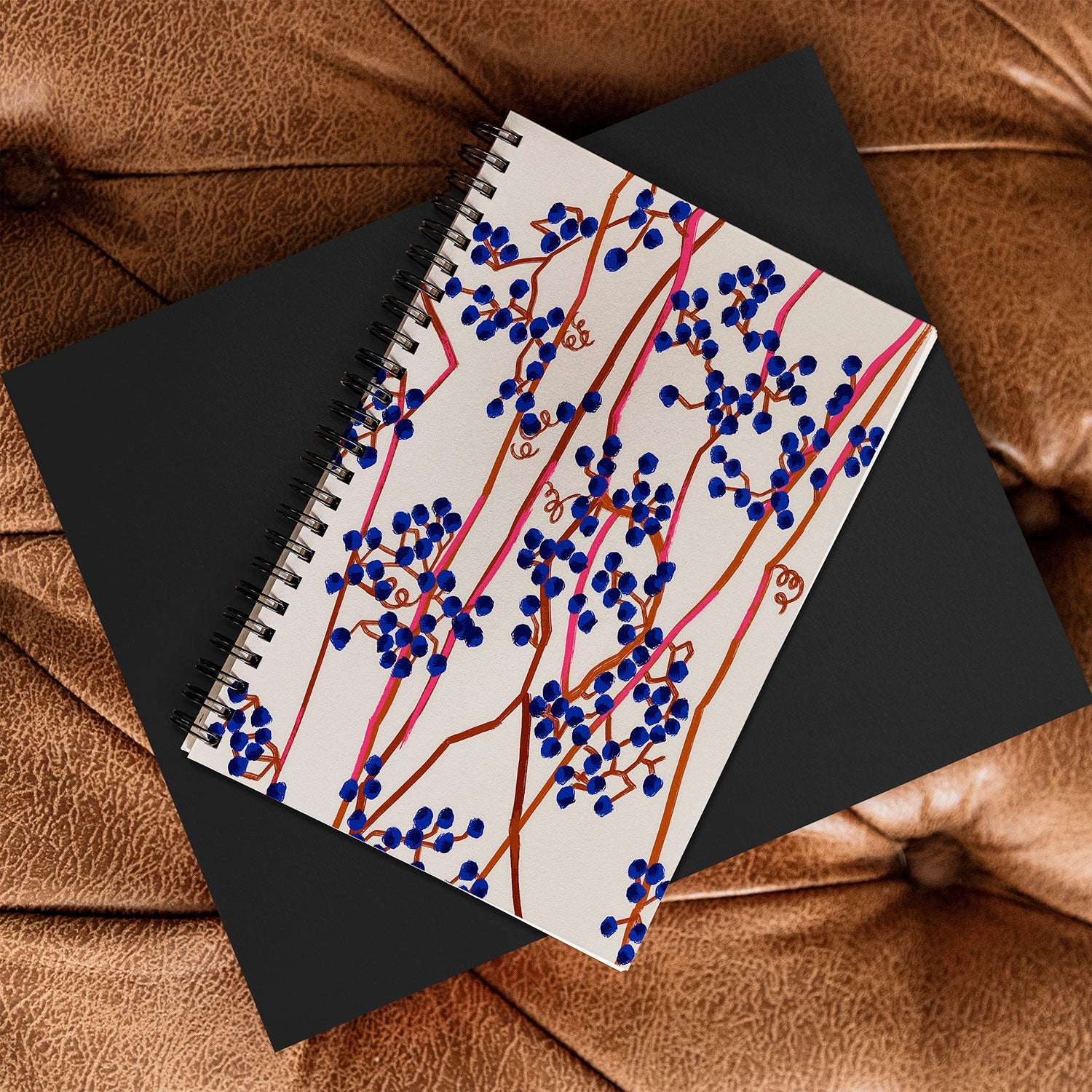 83 Oranges Berry Summer Spiral Notebook