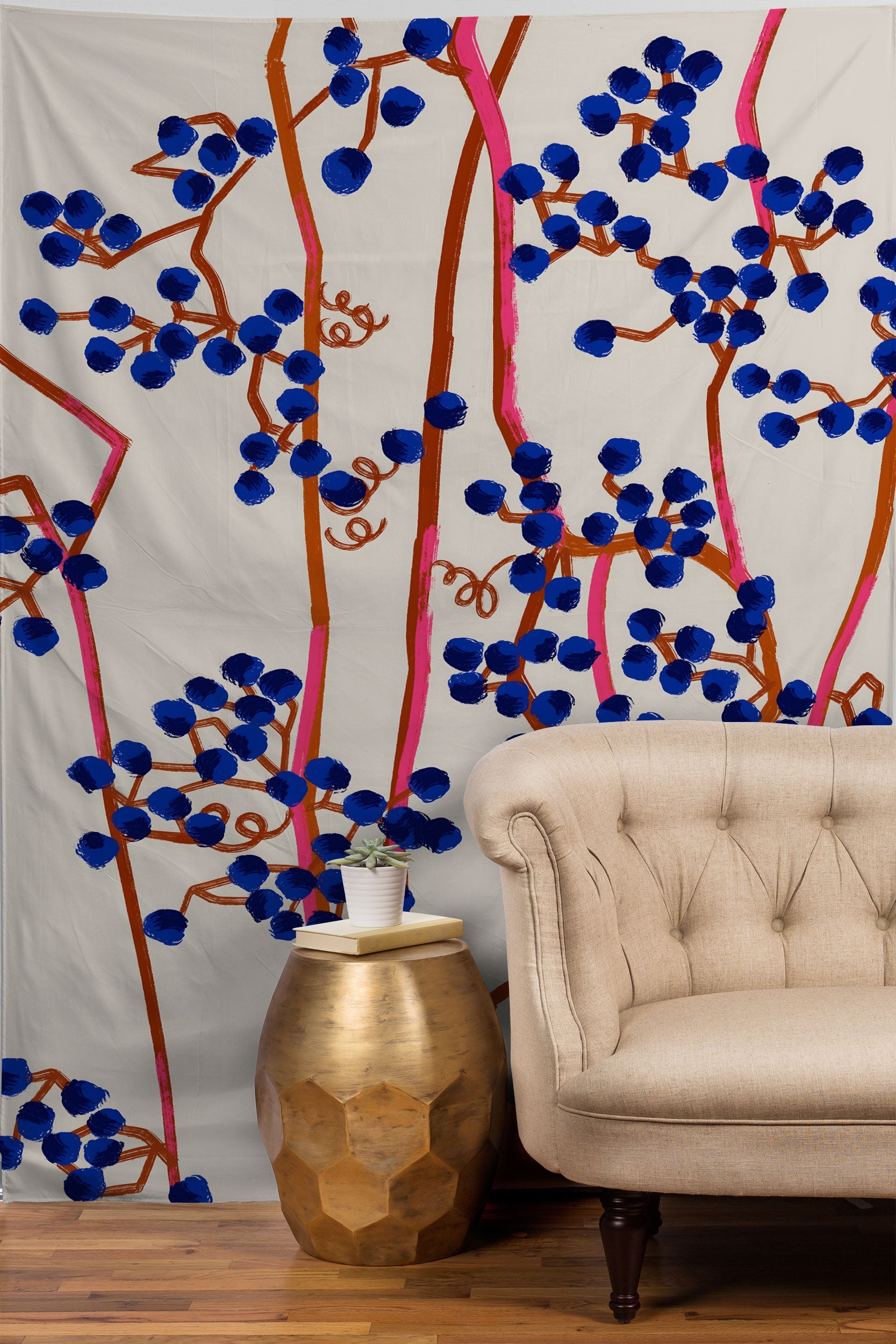 83 Oranges Berry Summer Tapestry
