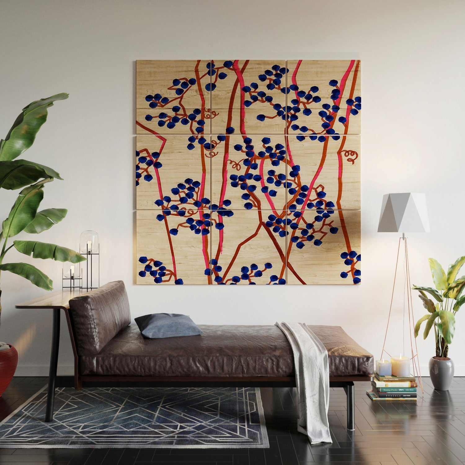 83 Oranges Berry Summer Wood Wall Mural