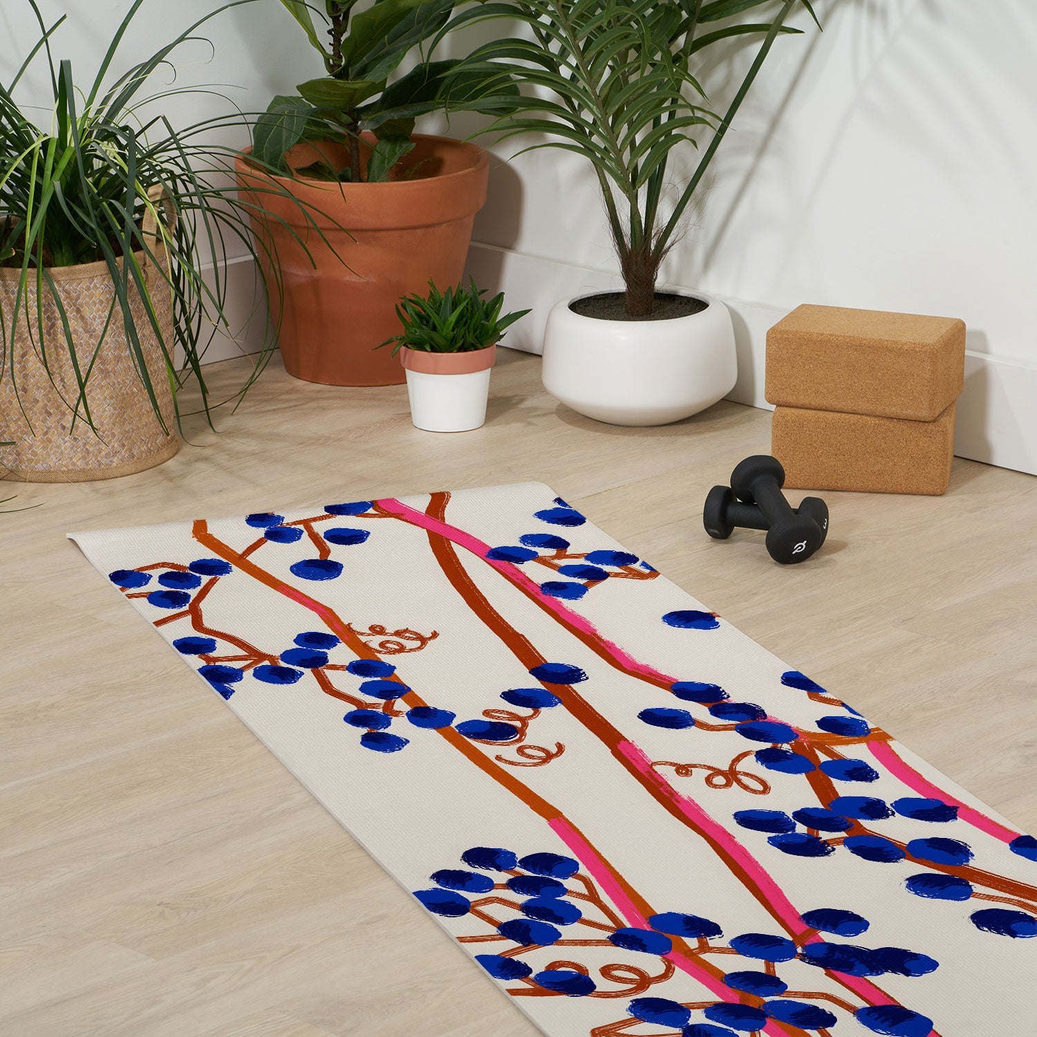 83 Oranges Berry Summer Yoga Mat