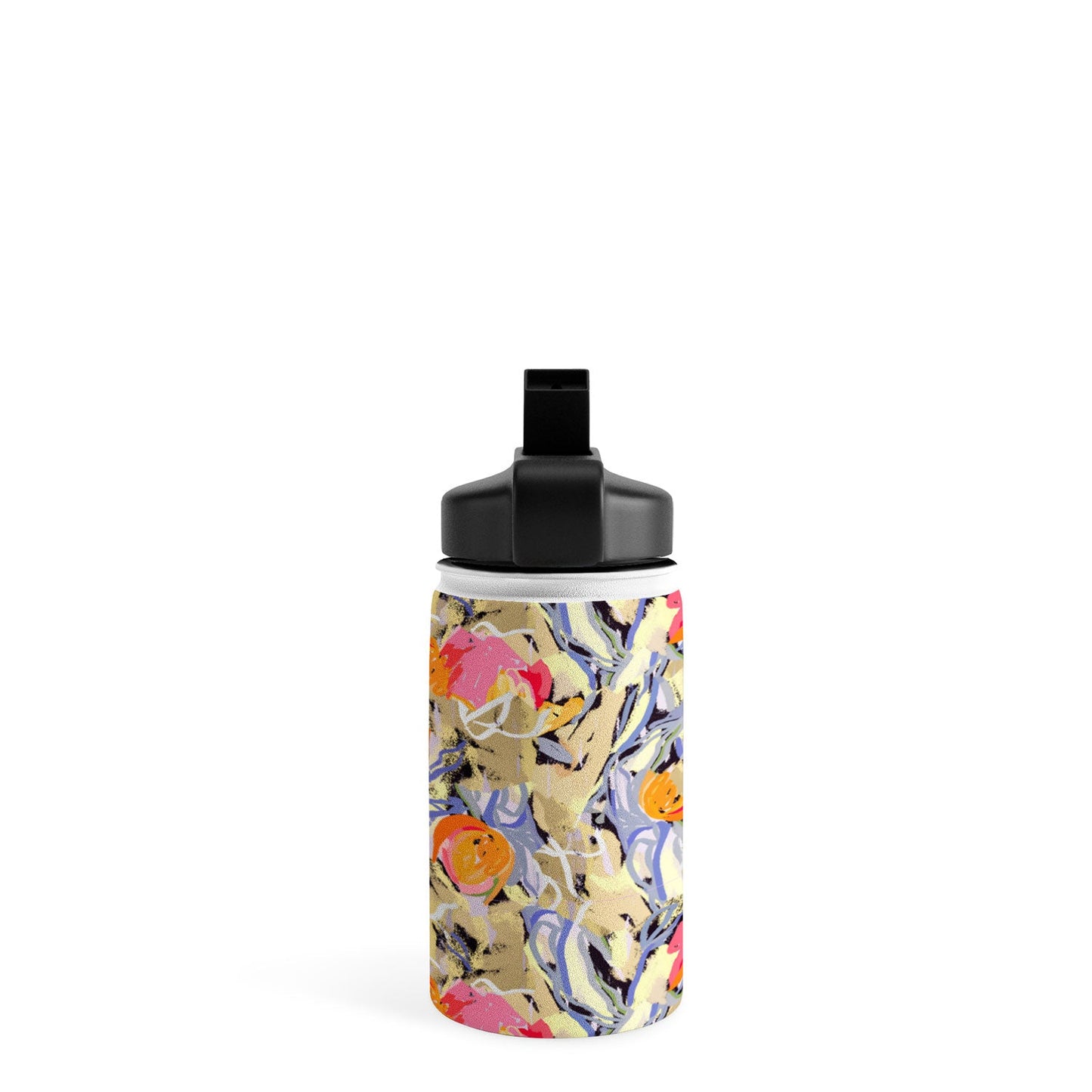 83 Oranges Blooms in The Butter Forest Water Bottle