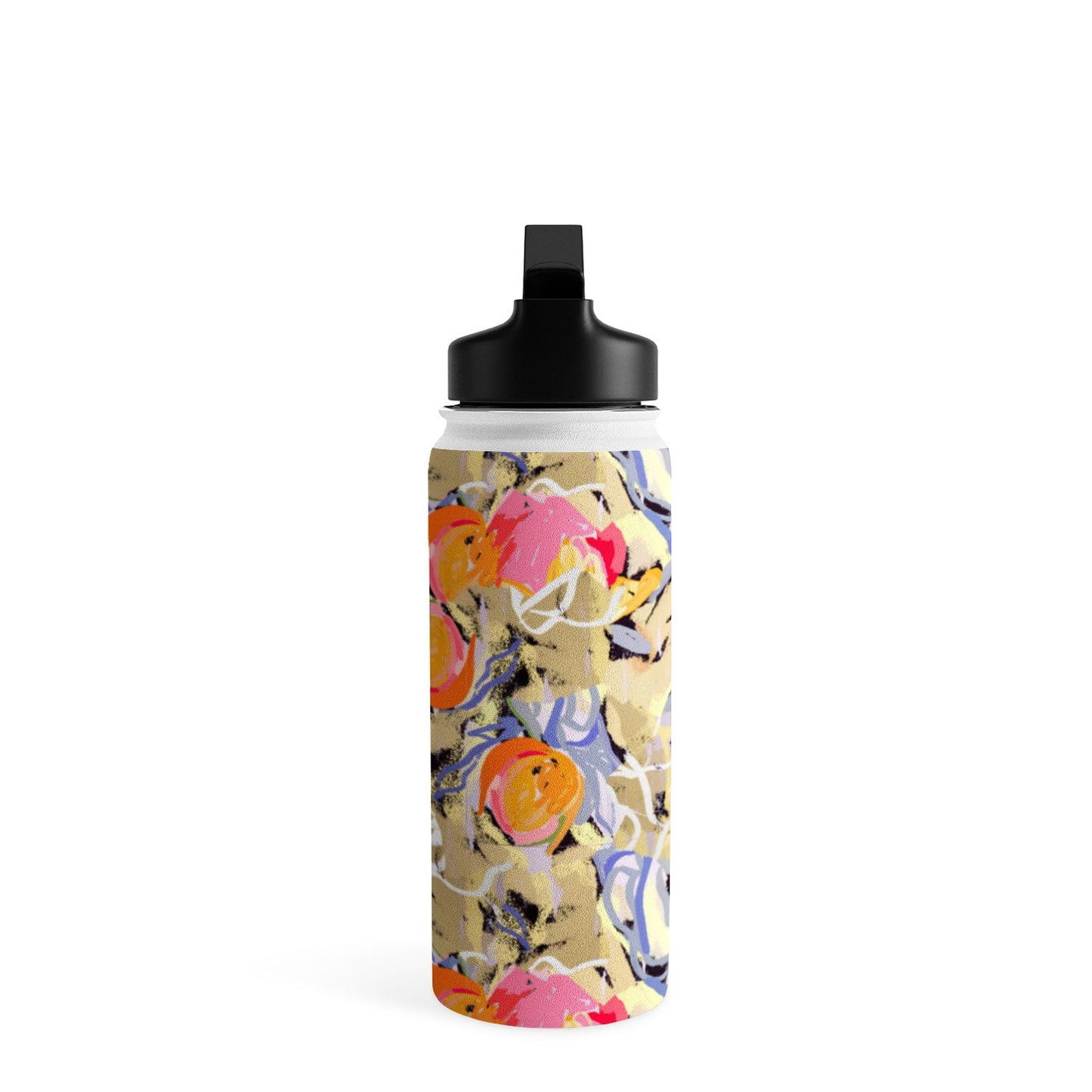 83 Oranges Blooms in The Butter Forest Water Bottle