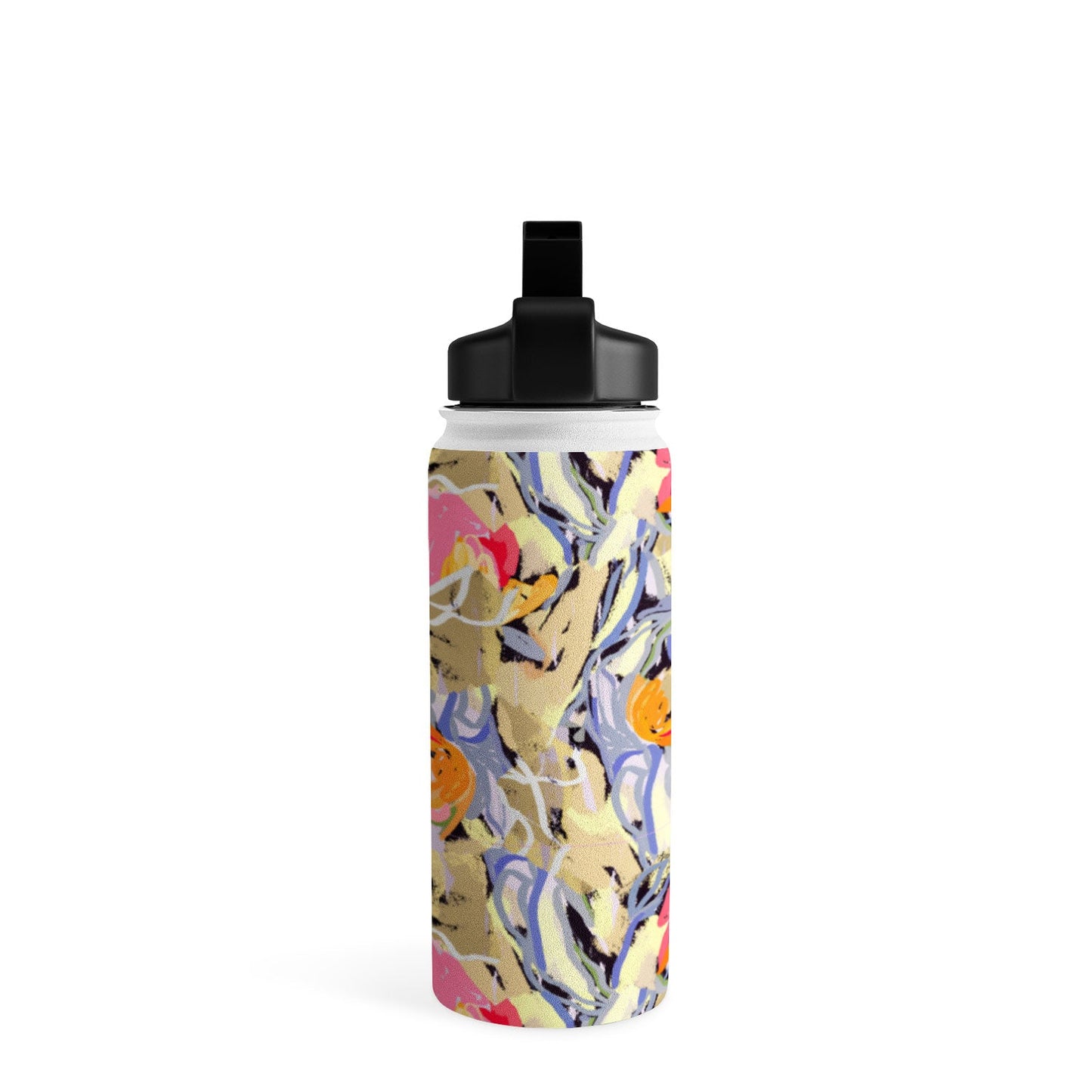 83 Oranges Blooms in The Butter Forest Water Bottle