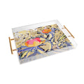 83 Oranges Blooms in The Butter Forest Acrylic Tray