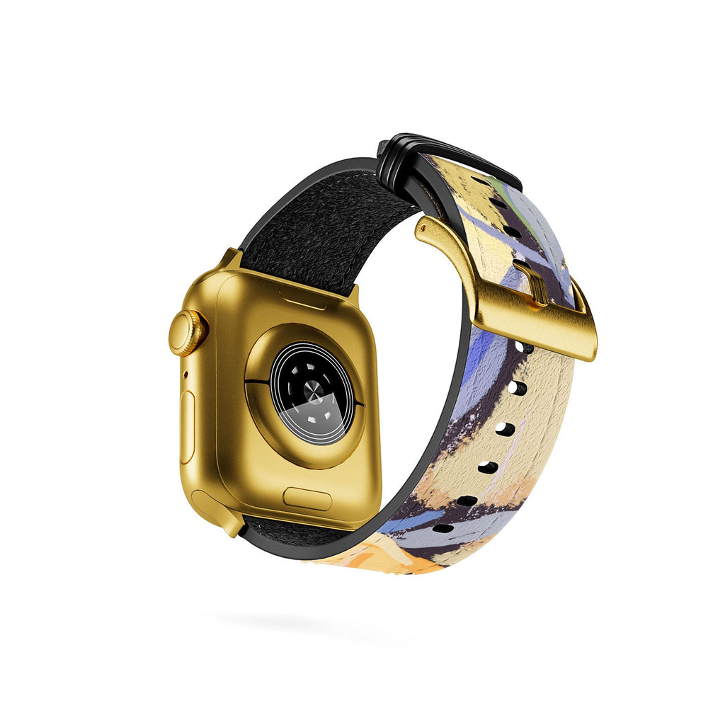 83 Oranges Blooms in The Butter Forest Apple Watch Band
