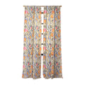 83 Oranges Blooms in The Butter Forest Sheer Window Curtain