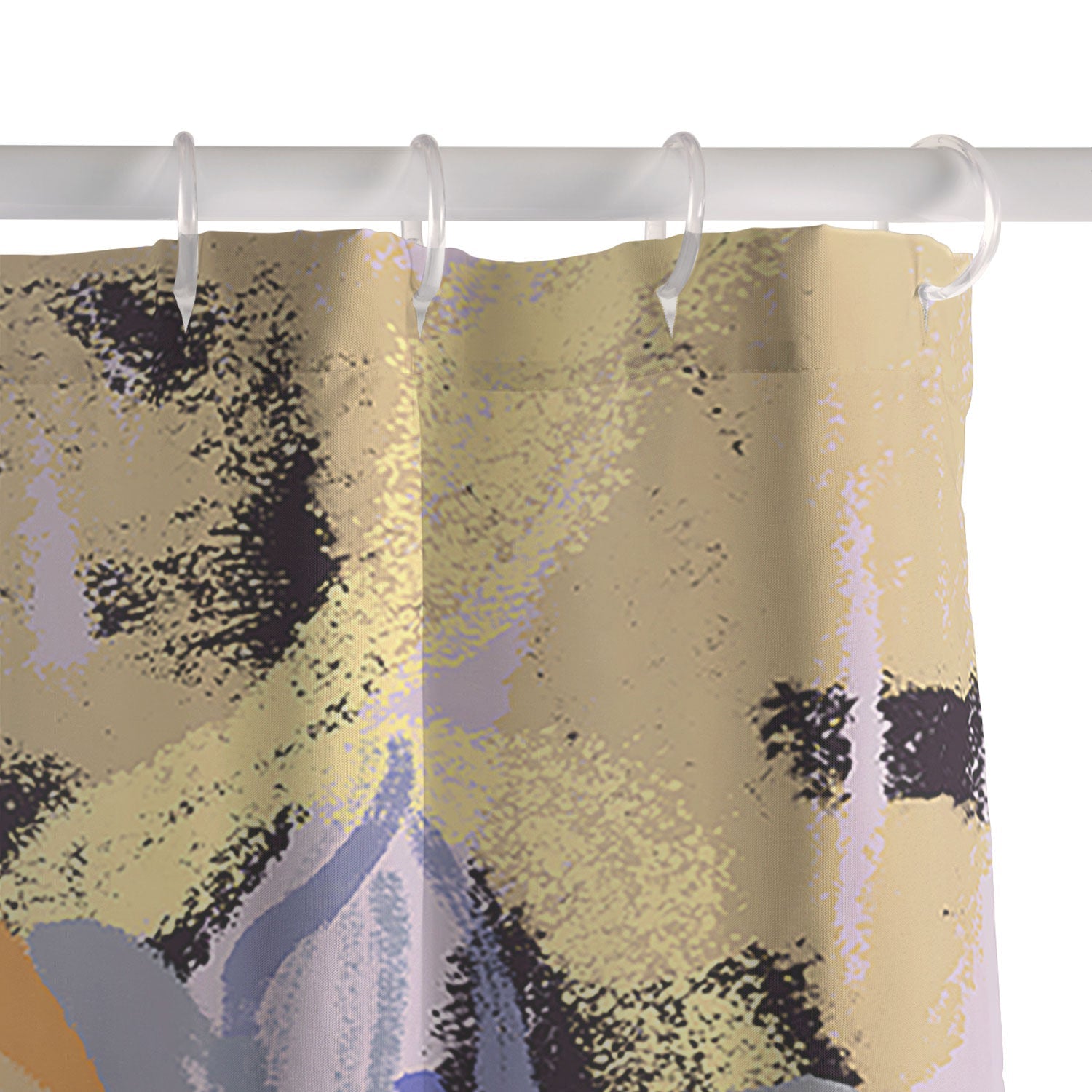 83 Oranges Blooms in The Butter Forest Shower Curtain
