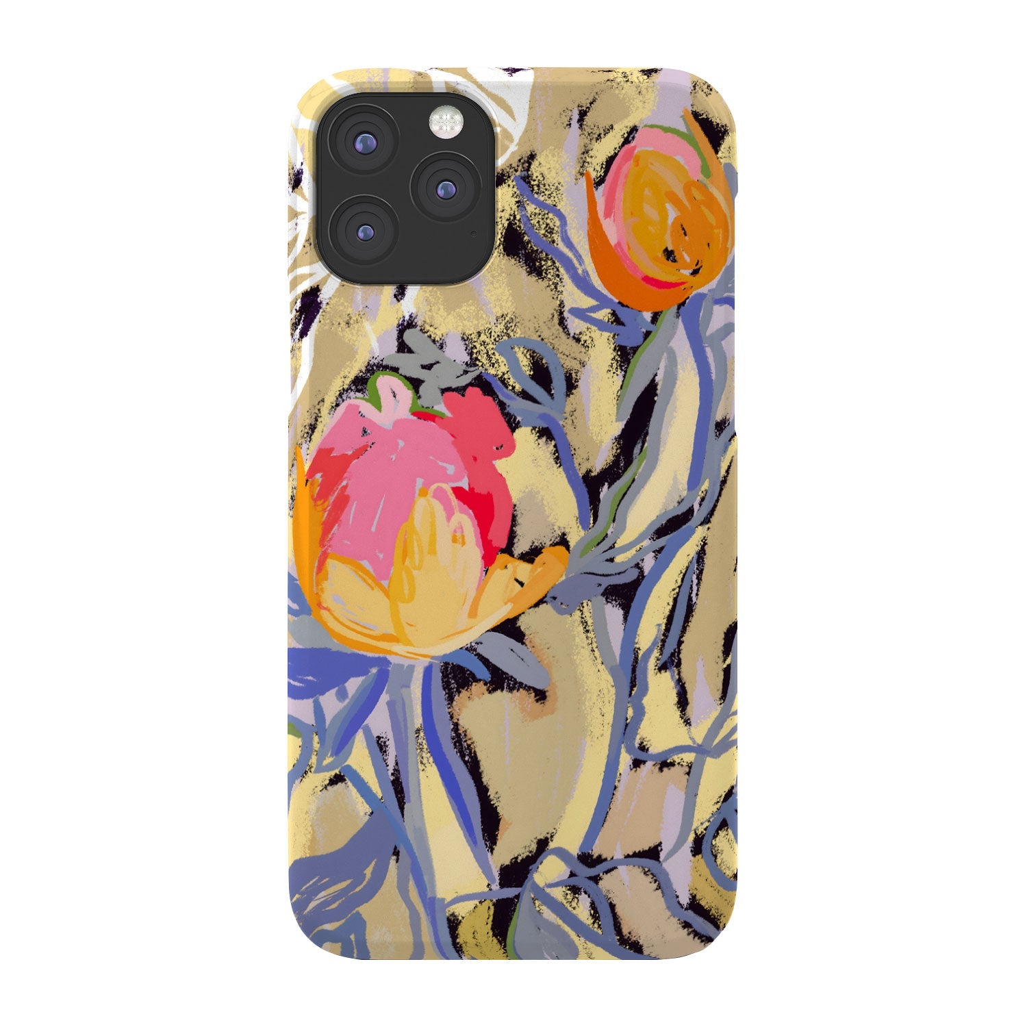 83 Oranges Blooms in The Butter Forest Phone Case