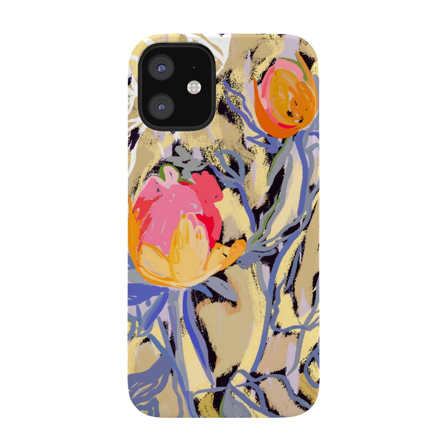 83 Oranges Blooms in The Butter Forest Phone Case