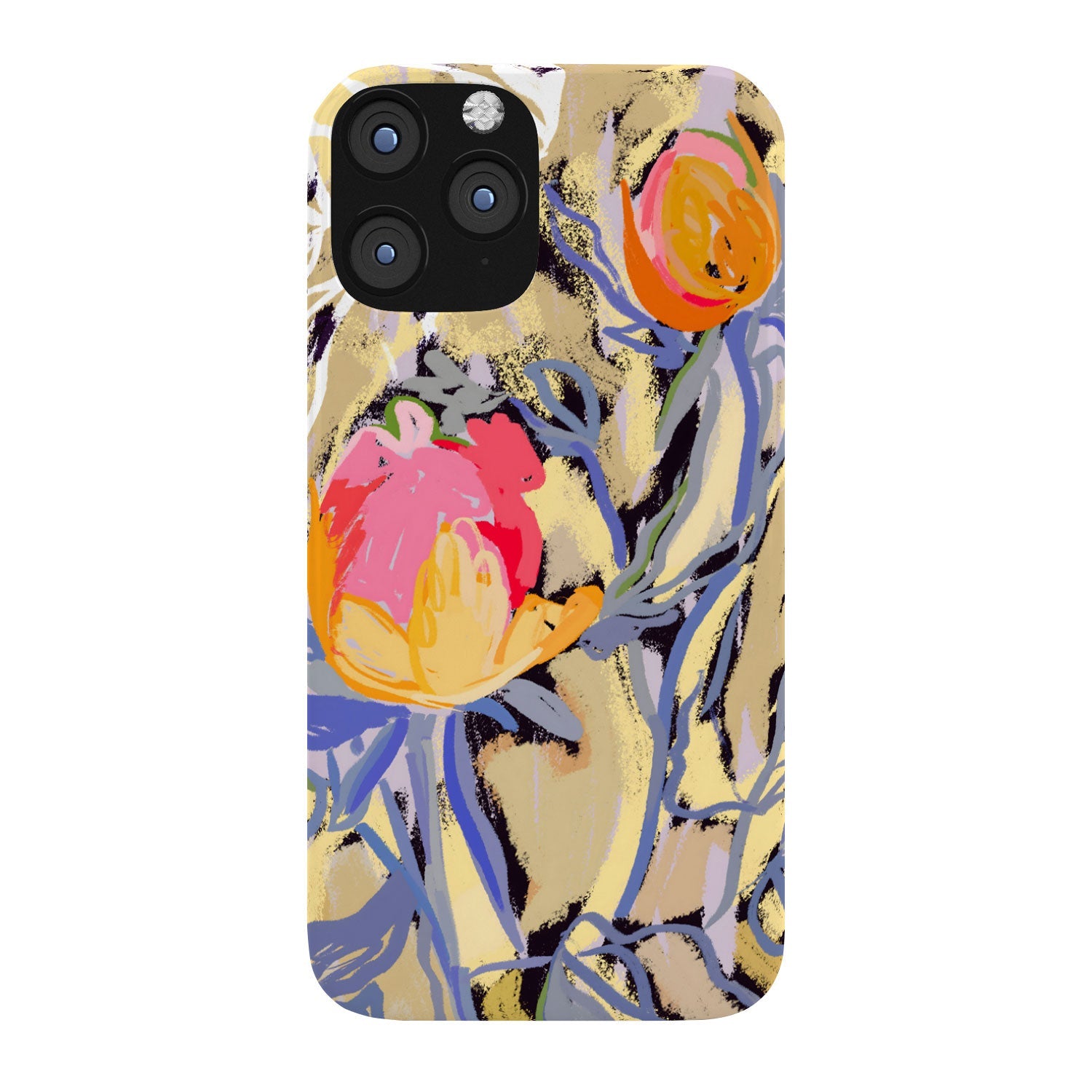 83 Oranges Blooms in The Butter Forest Phone Case