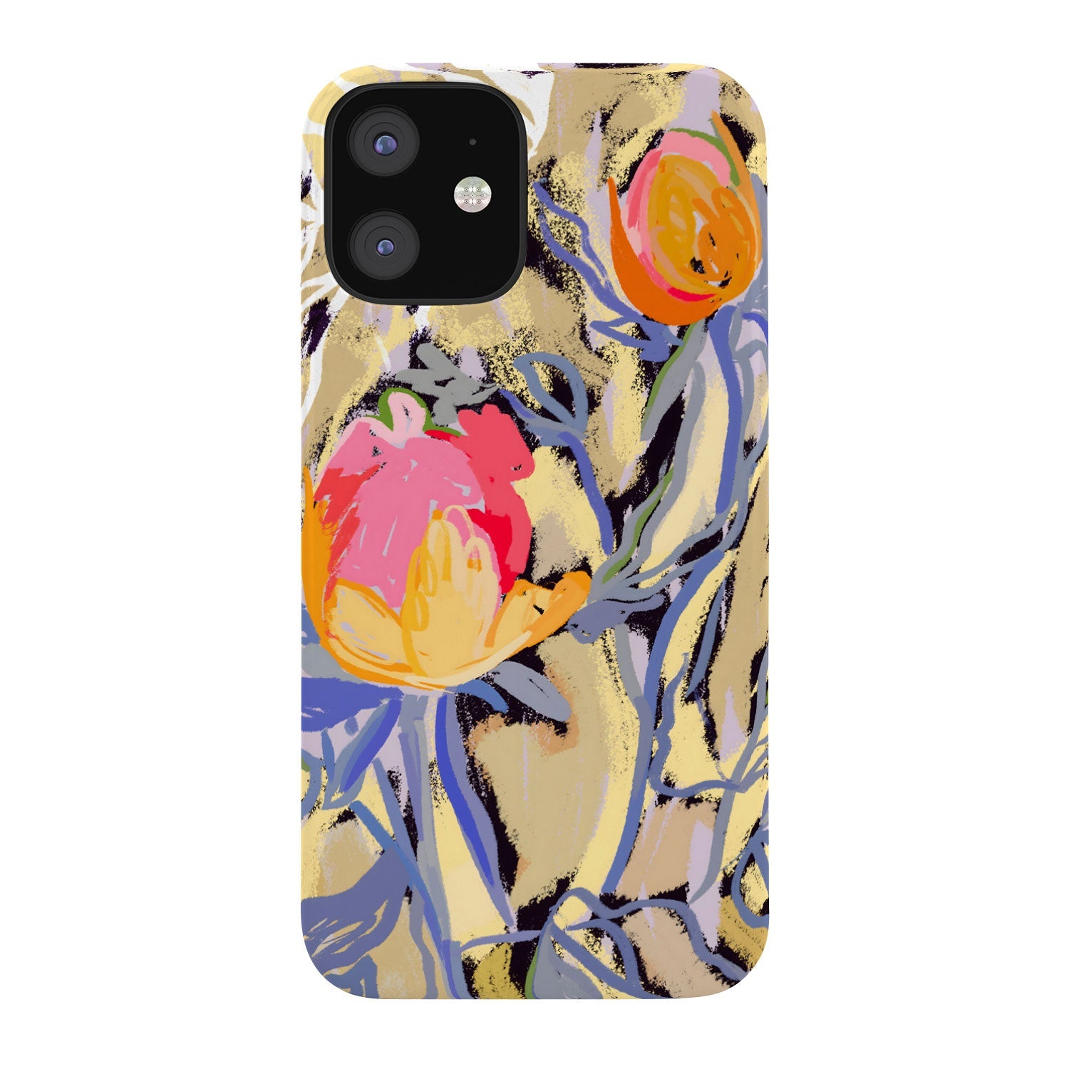 83 Oranges Blooms in The Butter Forest Phone Case