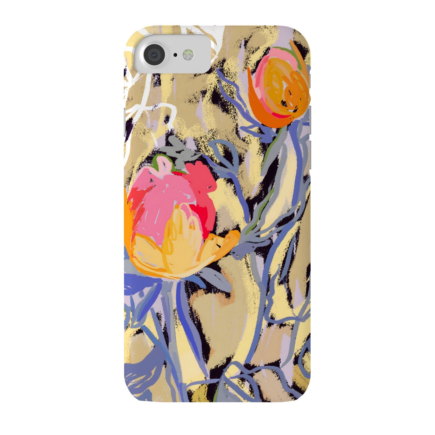 83 Oranges Blooms in The Butter Forest Phone Case