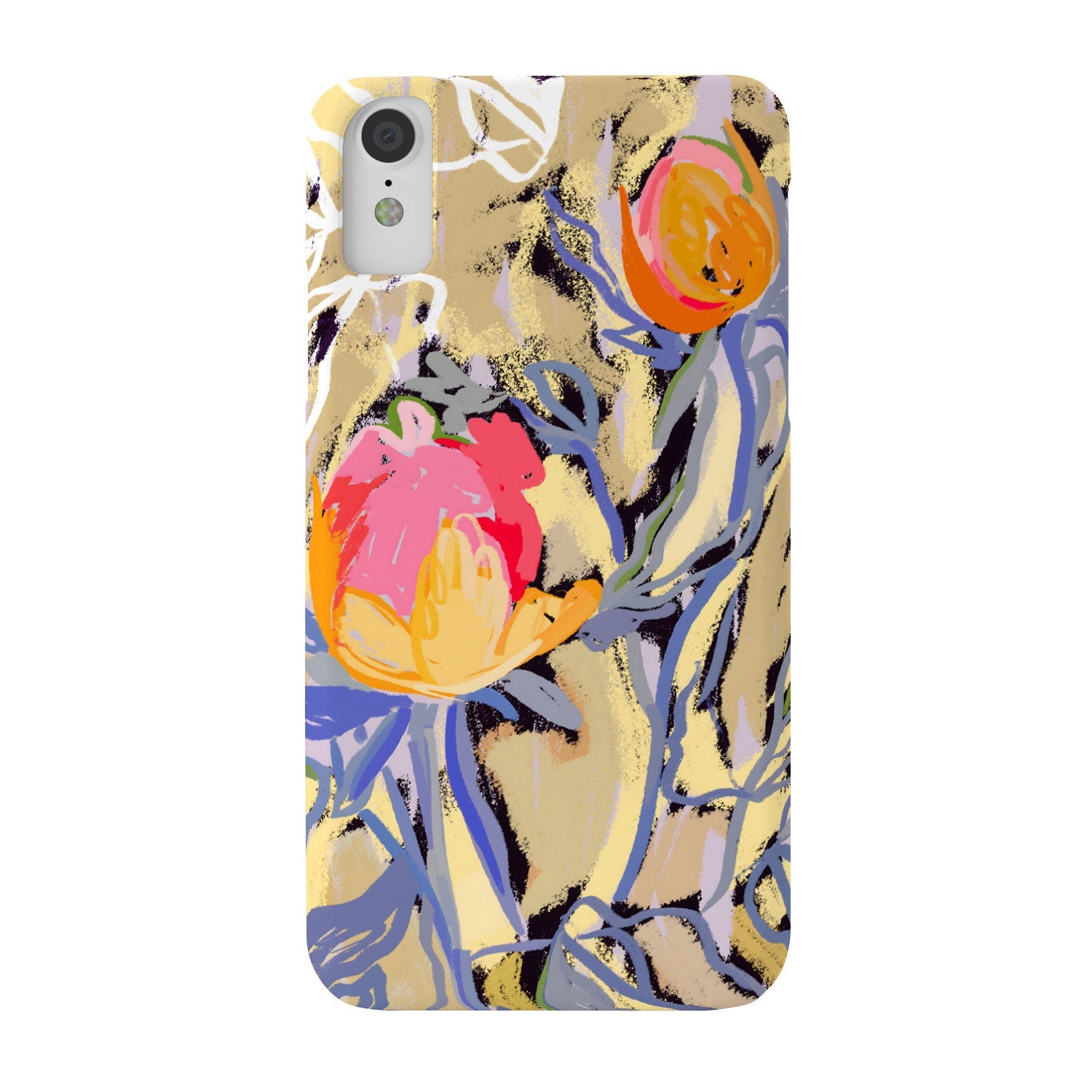 83 Oranges Blooms in The Butter Forest Phone Case