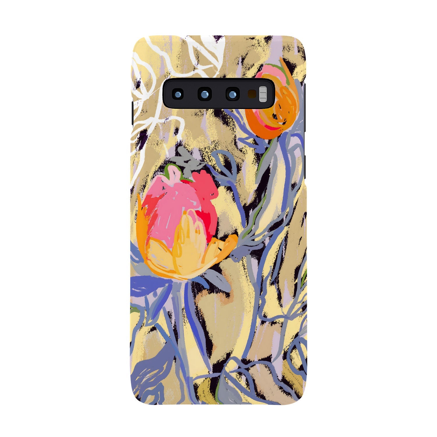 83 Oranges Blooms in The Butter Forest Phone Case