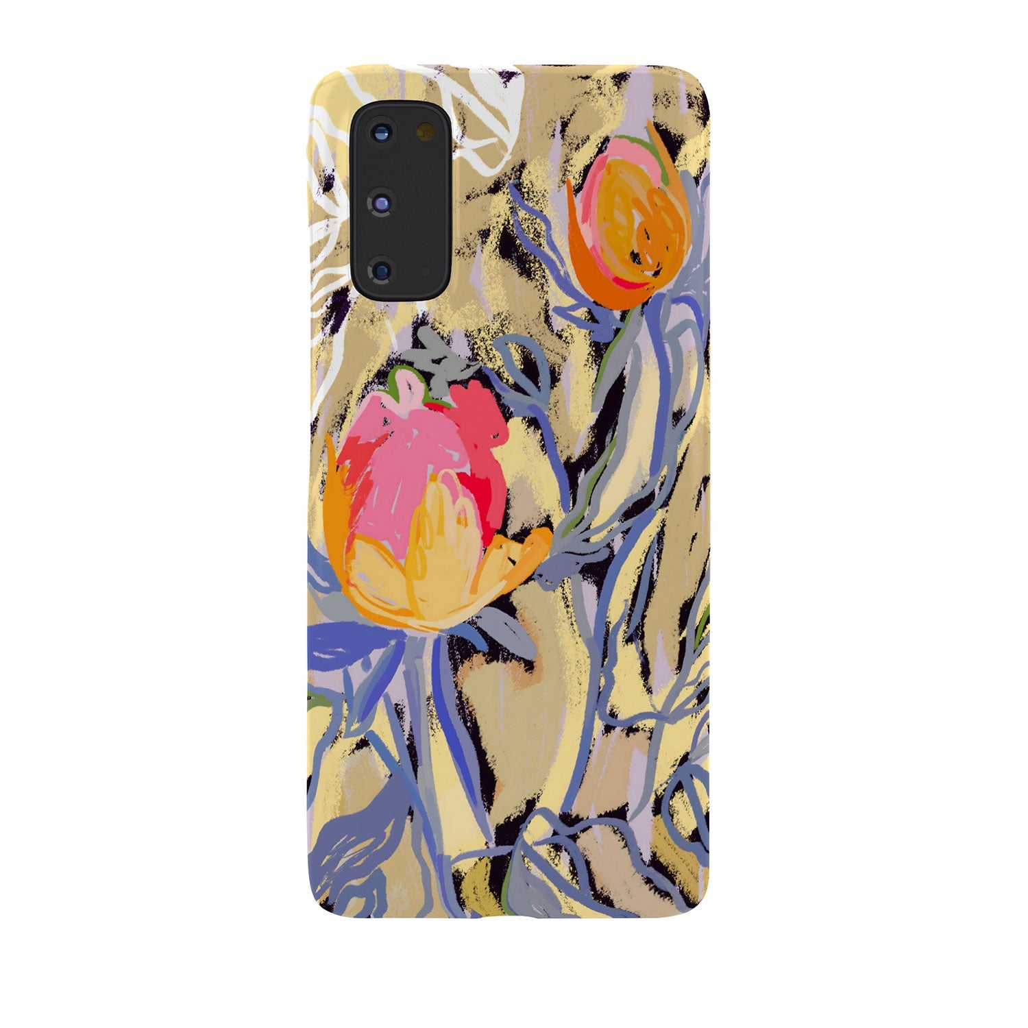 83 Oranges Blooms in The Butter Forest Phone Case