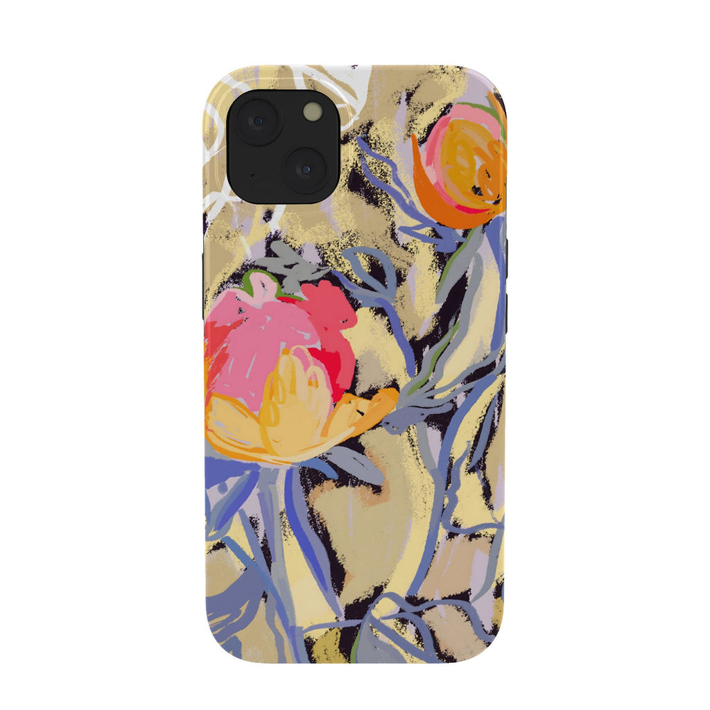 83 Oranges Blooms in The Butter Forest Phone Case