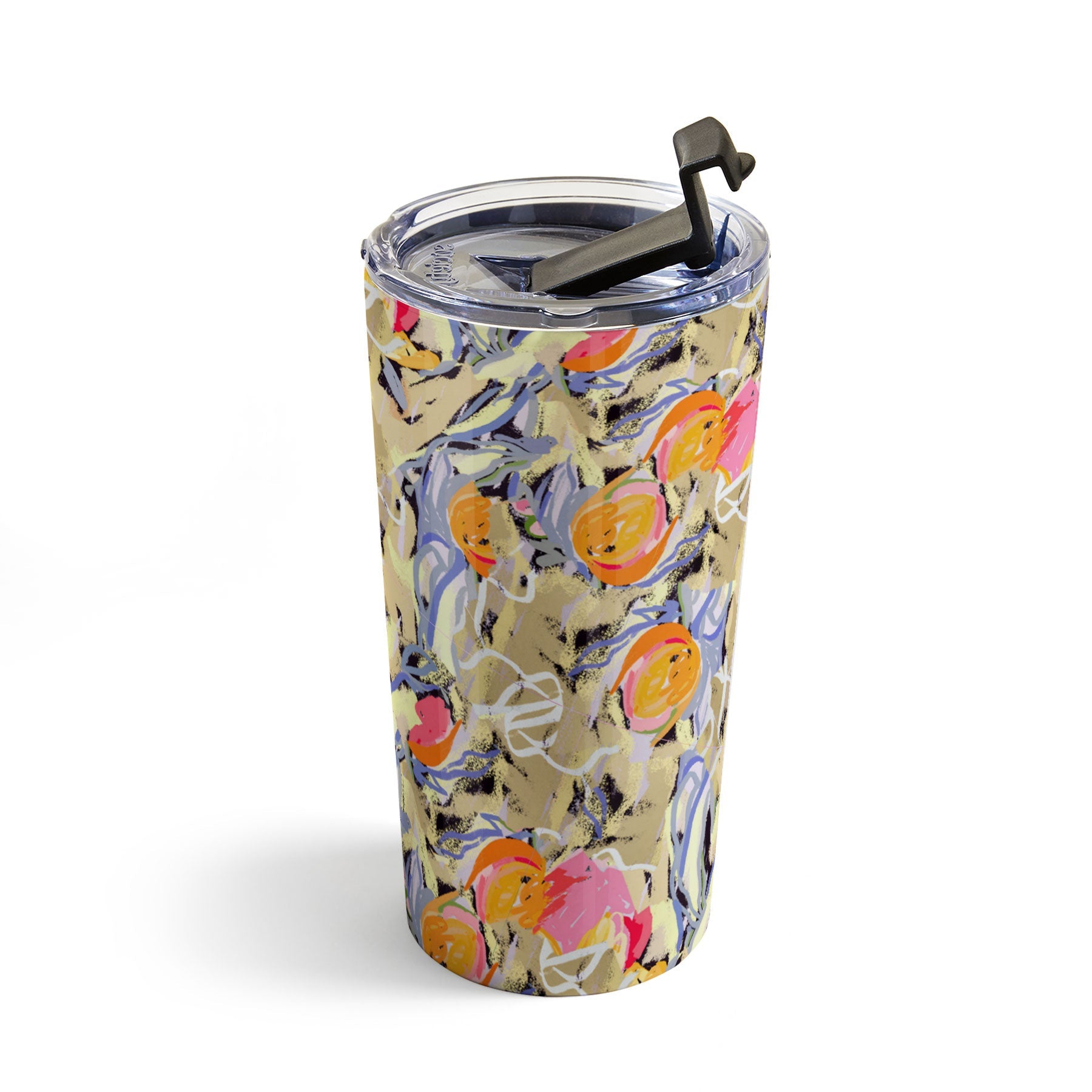 83 Oranges Blooms in The Butter Forest Travel Mug