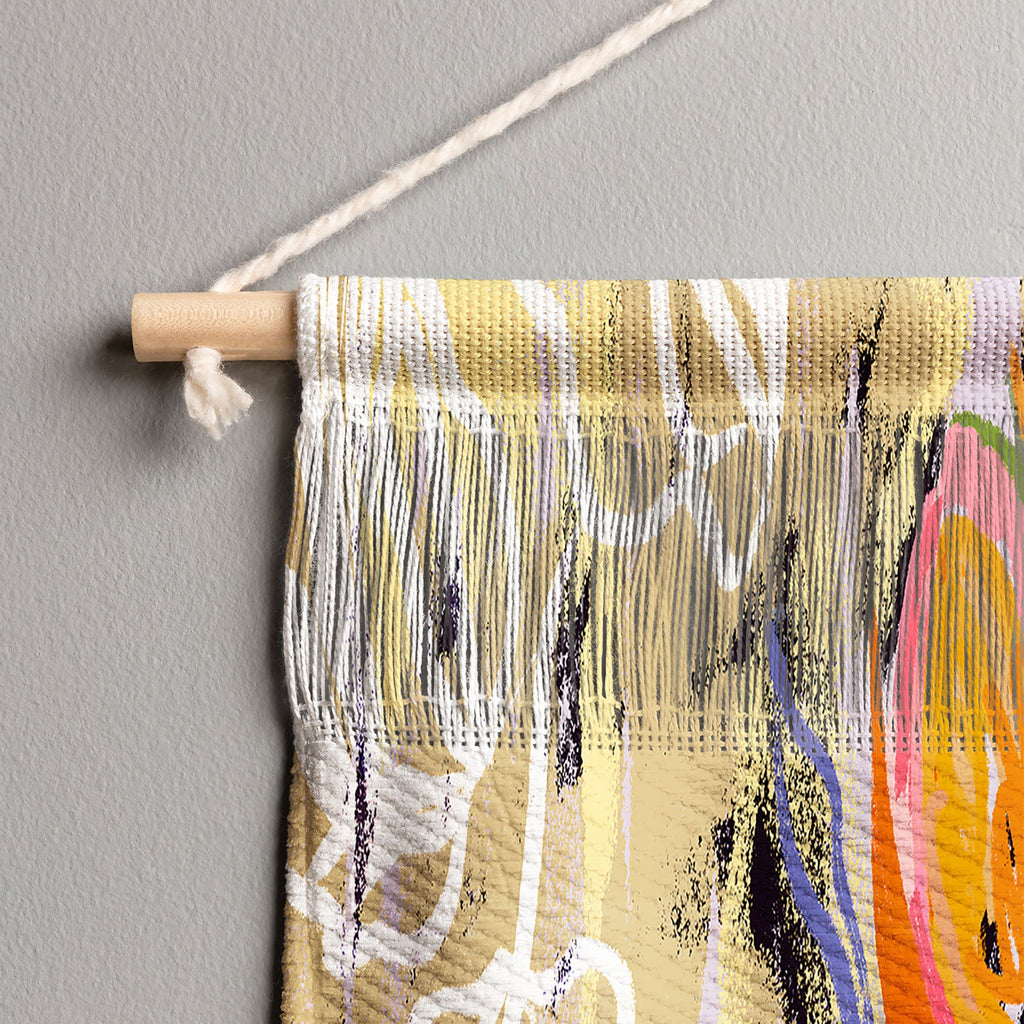 83 Oranges Blooms in The Butter Forest Wall Hanging Landscape