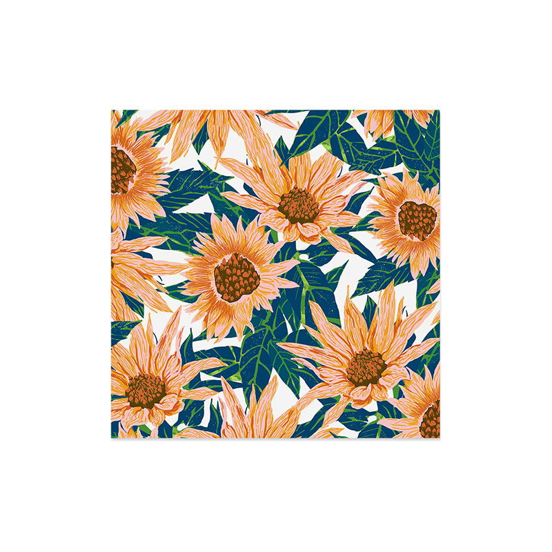 83 Oranges Blush Sunflowers Art Print