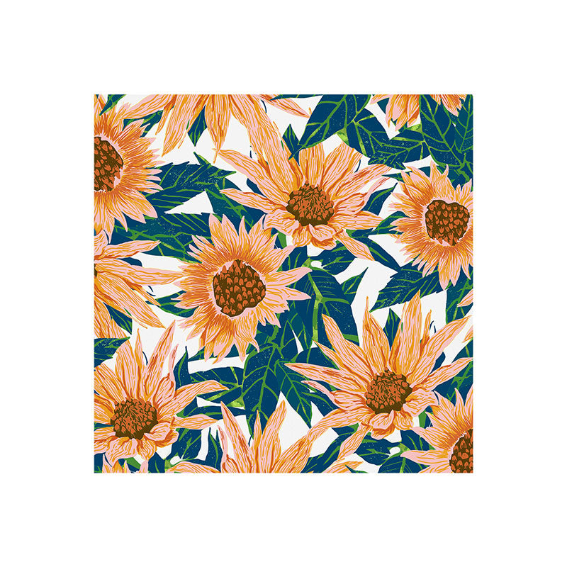 83 Oranges Blush Sunflowers Art Print