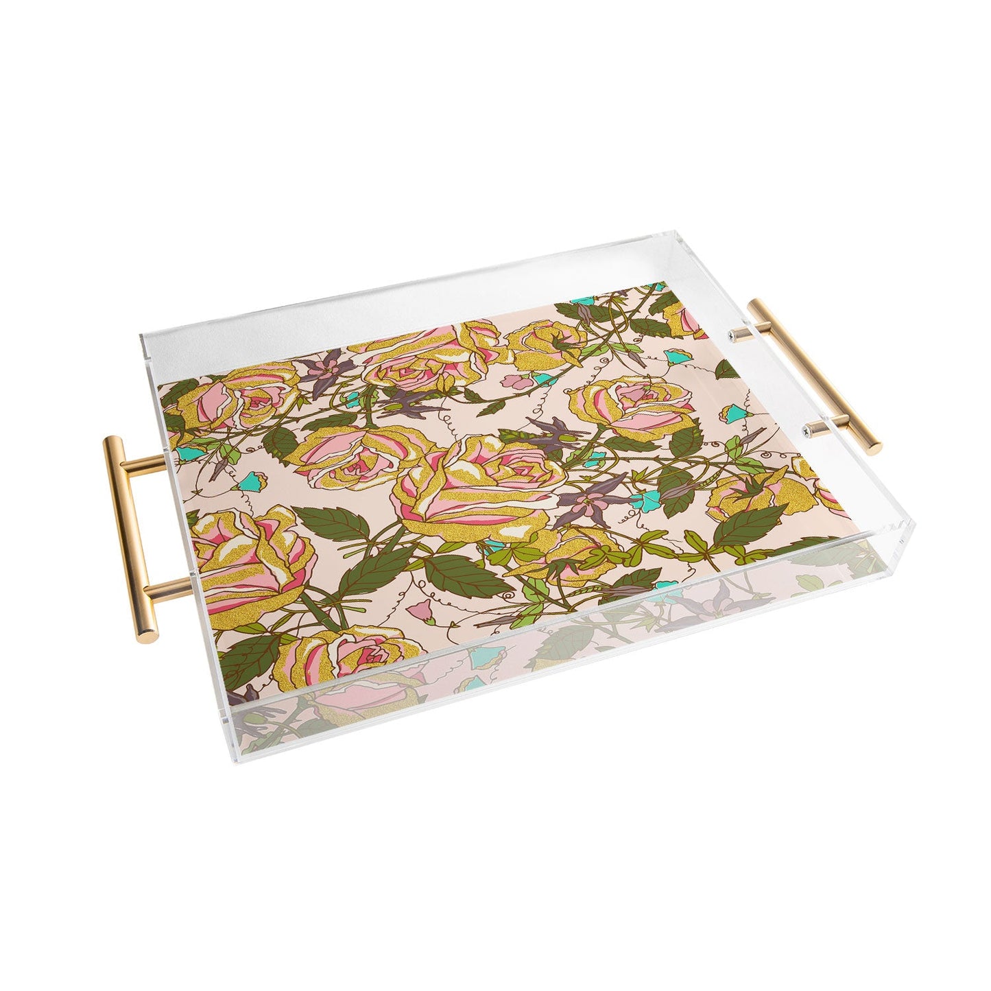 83 Oranges Golden Beauty Acrylic Tray