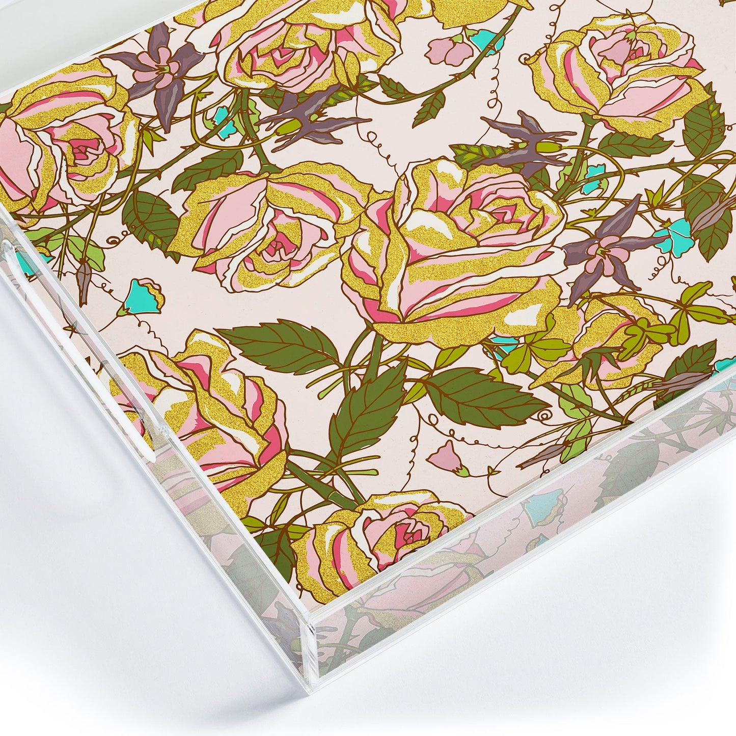 83 Oranges Golden Beauty Acrylic Tray