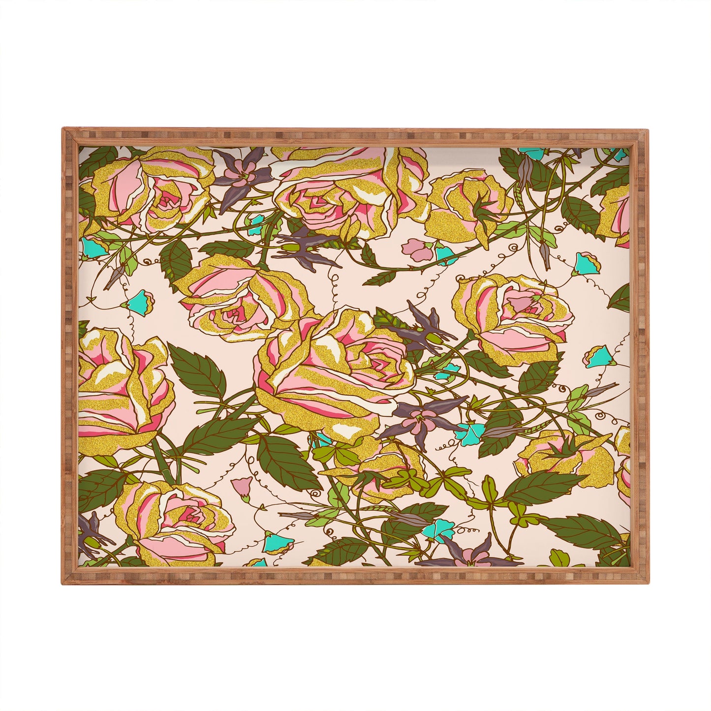 83 Oranges Golden Beauty Rectangular Tray