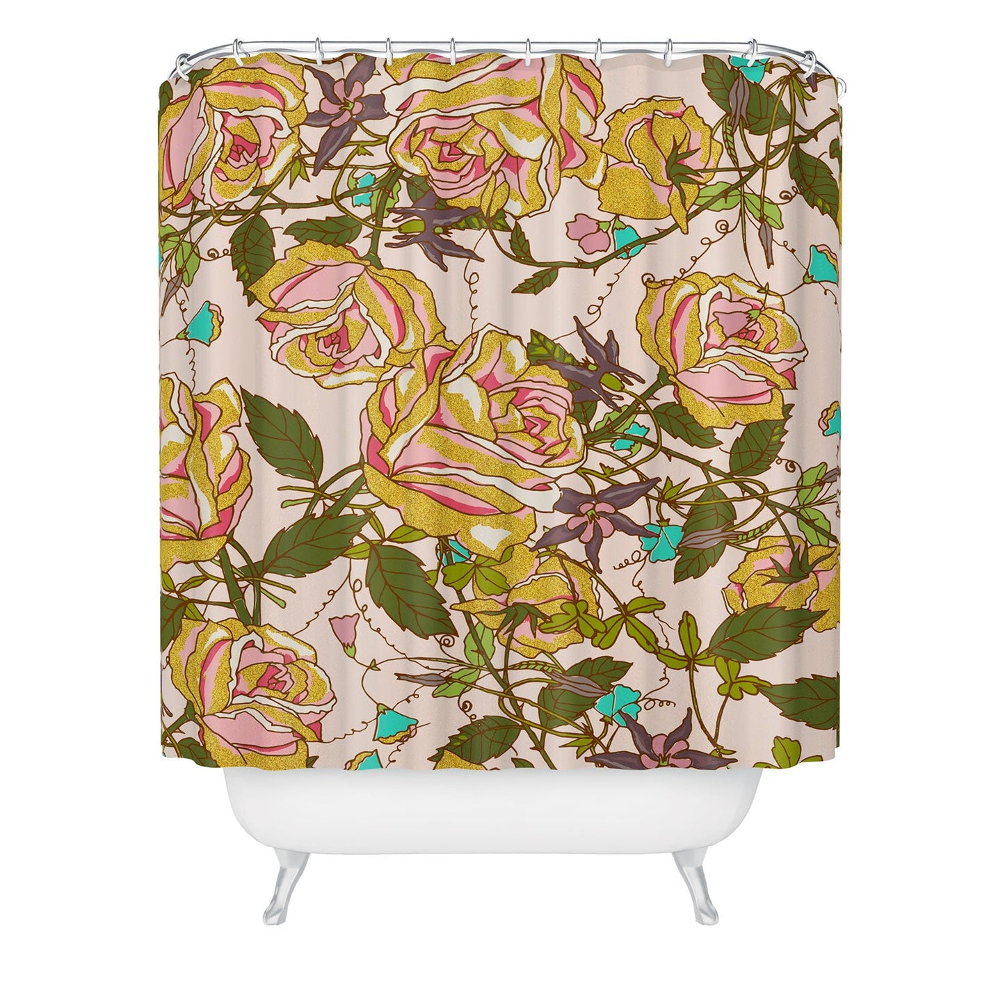 83 Oranges Golden Beauty Shower Curtain