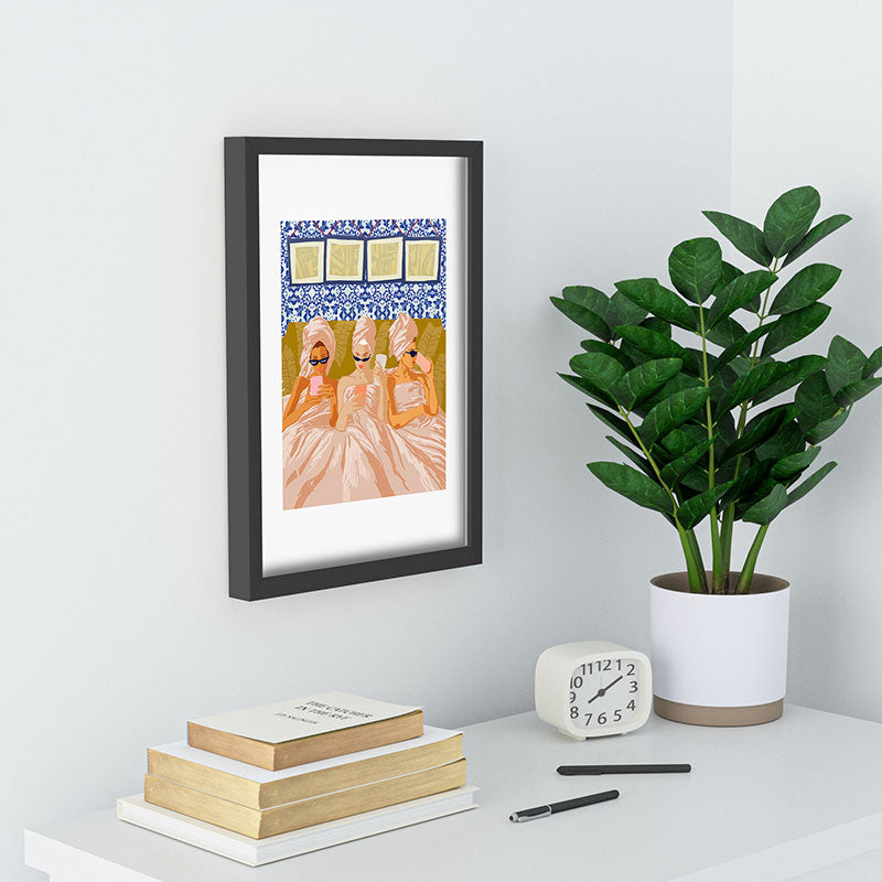 83 Oranges Ladies Only Club Recessed Framing Rectangle