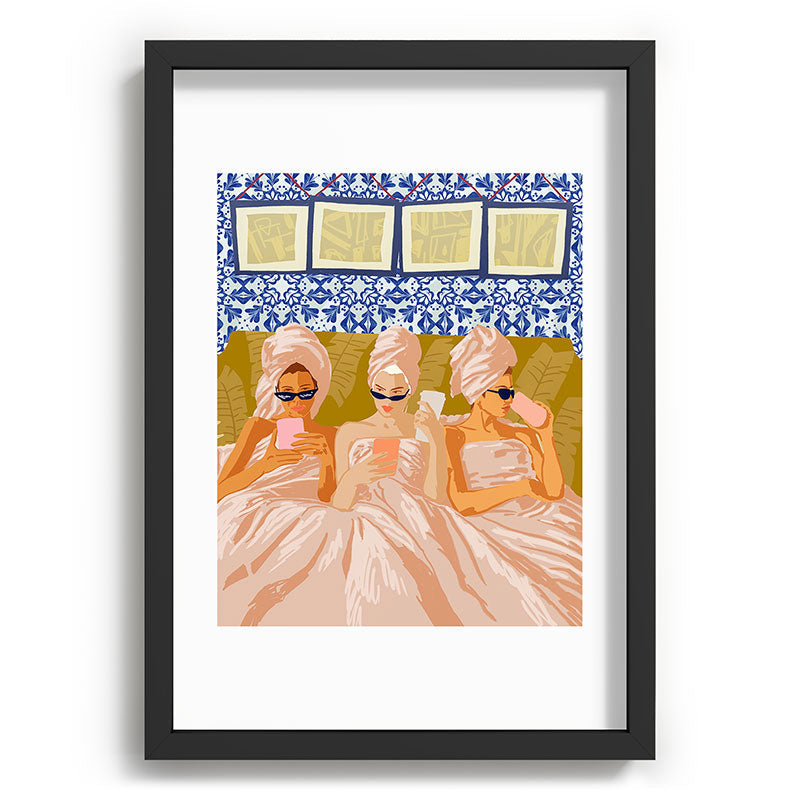 83 Oranges Ladies Only Club Recessed Framing Rectangle