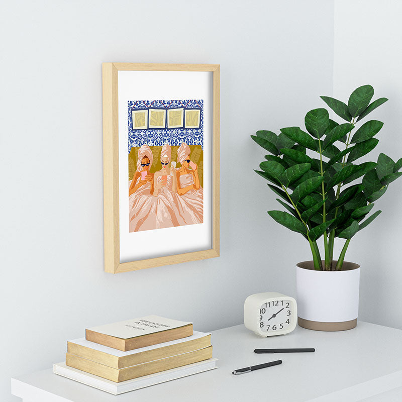 83 Oranges Ladies Only Club Recessed Framing Rectangle