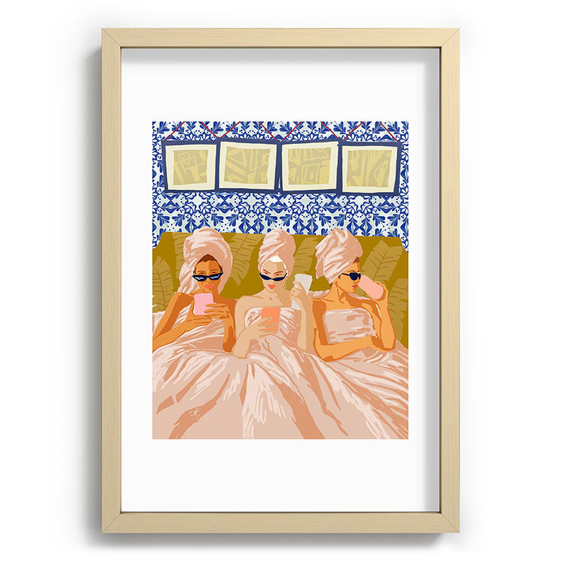83 Oranges Ladies Only Club Recessed Framing Rectangle
