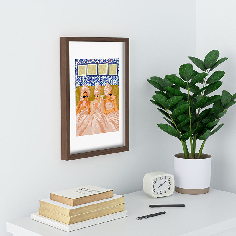 83 Oranges Ladies Only Club Recessed Framing Rectangle