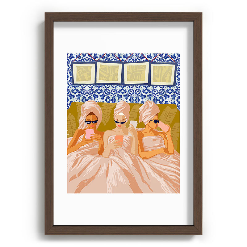 83 Oranges Ladies Only Club Recessed Framing Rectangle