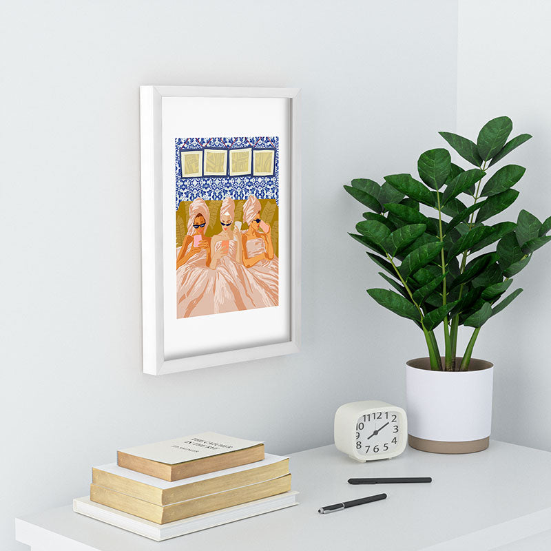 83 Oranges Ladies Only Club Recessed Framing Rectangle