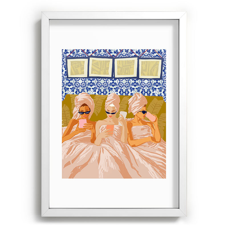 83 Oranges Ladies Only Club Recessed Framing Rectangle