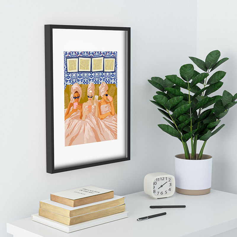 83 Oranges Ladies Only Club Recessed Framing Rectangle