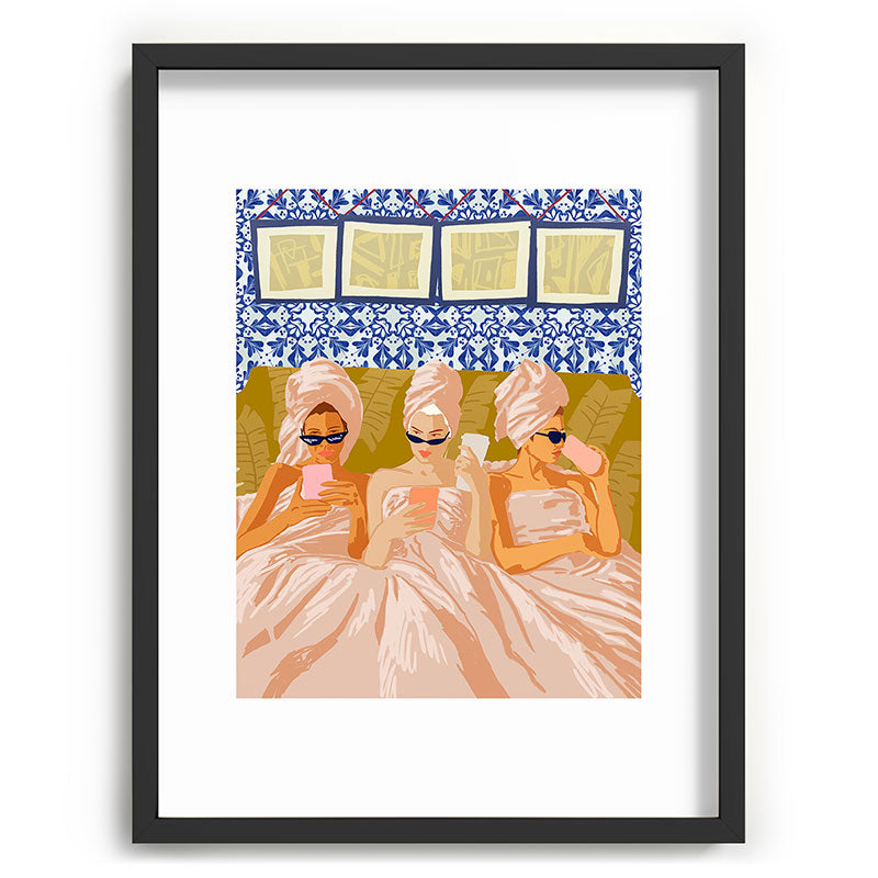 83 Oranges Ladies Only Club Recessed Framing Rectangle