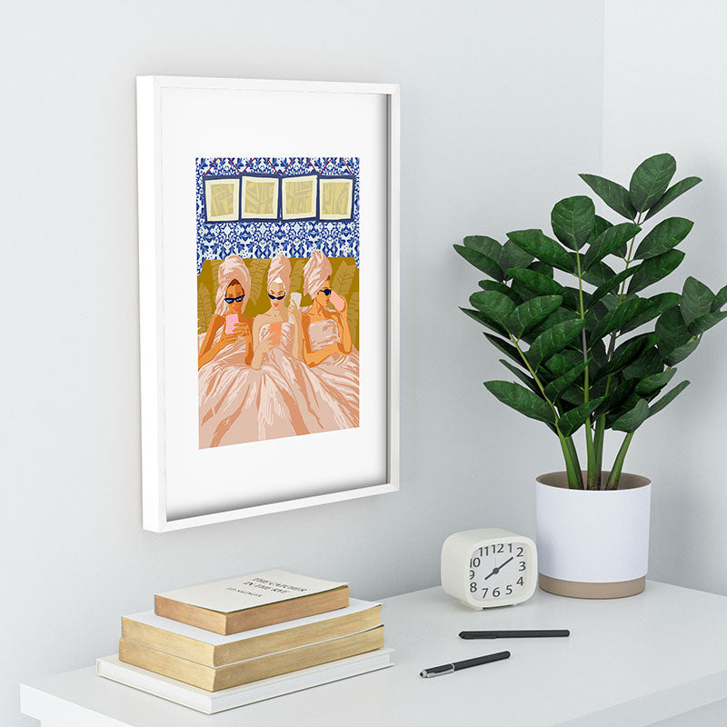83 Oranges Ladies Only Club Recessed Framing Rectangle