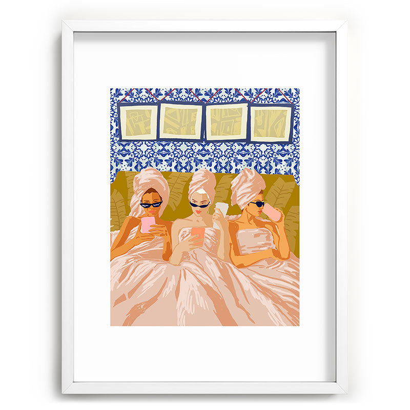 83 Oranges Ladies Only Club Recessed Framing Rectangle