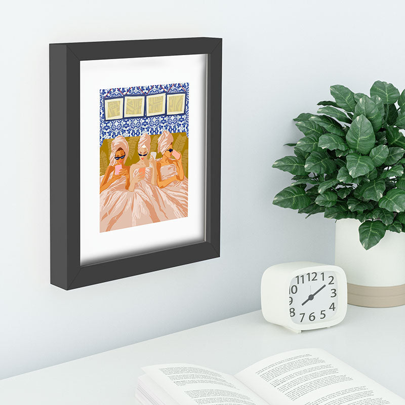 83 Oranges Ladies Only Club Recessed Framing Rectangle