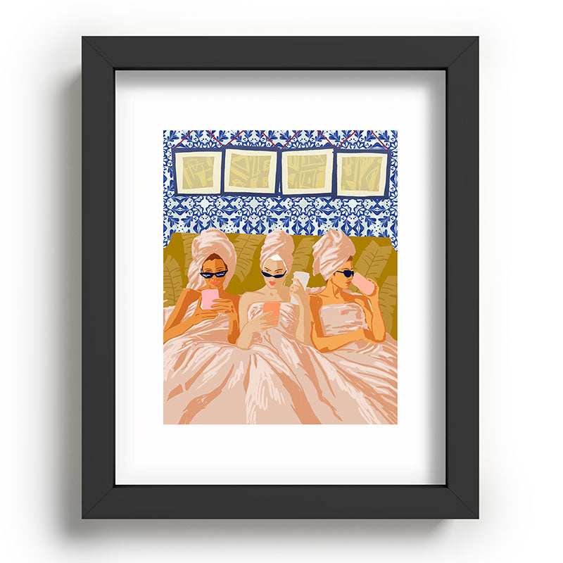83 Oranges Ladies Only Club Recessed Framing Rectangle