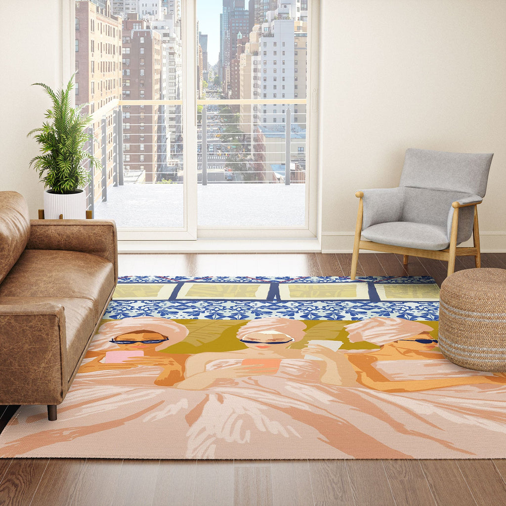 83 Oranges Ladies Only Club Area Rug