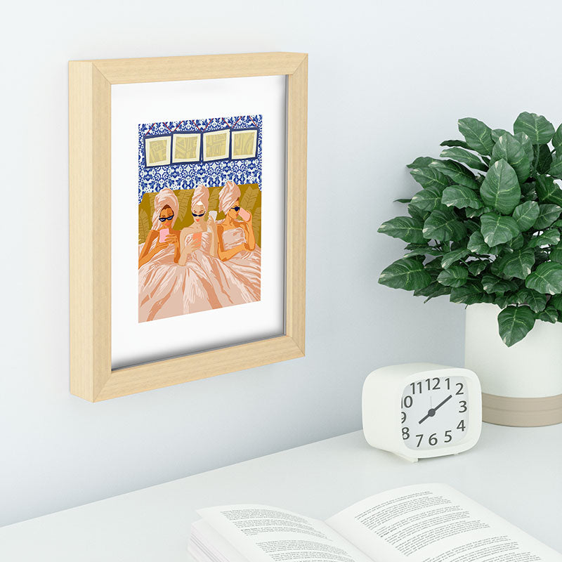 83 Oranges Ladies Only Club Recessed Framing Rectangle