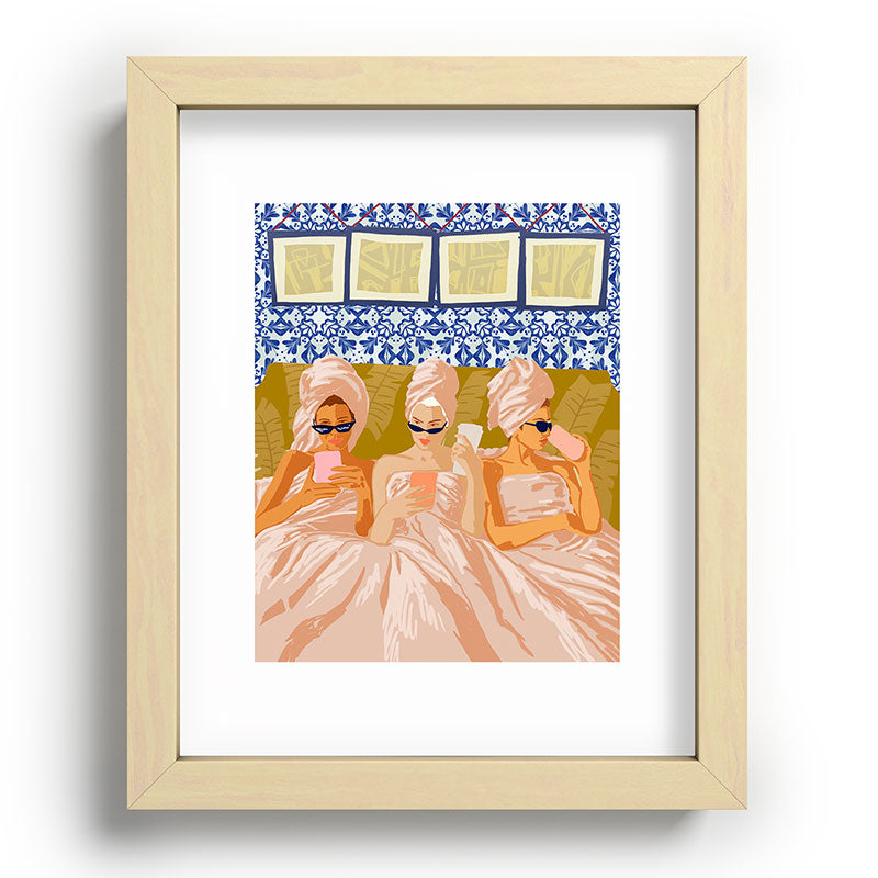 83 Oranges Ladies Only Club Recessed Framing Rectangle