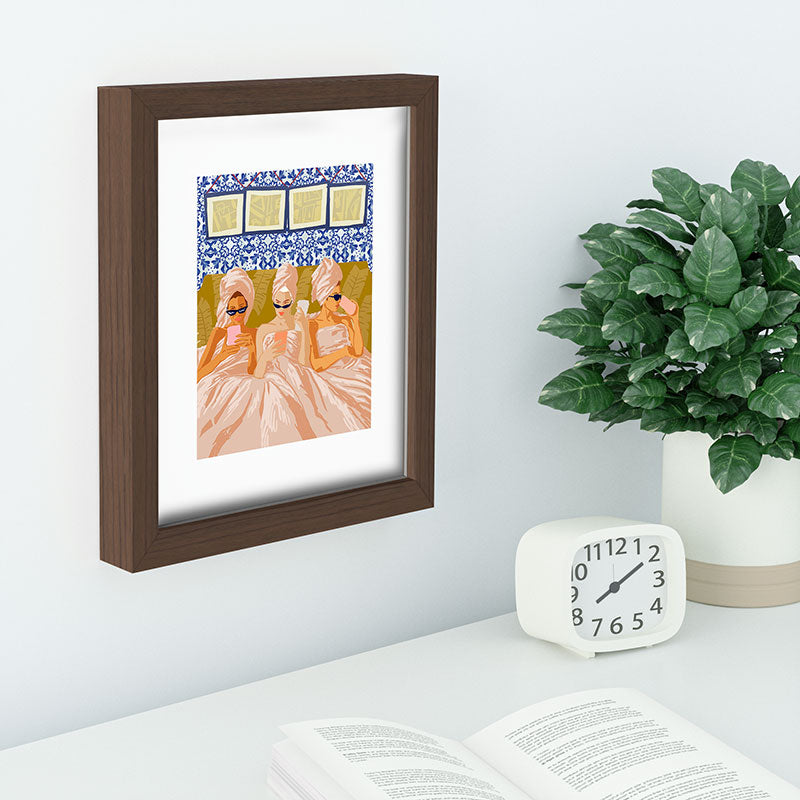 83 Oranges Ladies Only Club Recessed Framing Rectangle