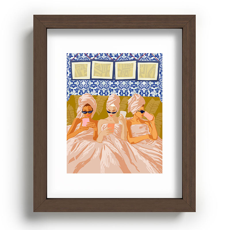 83 Oranges Ladies Only Club Recessed Framing Rectangle